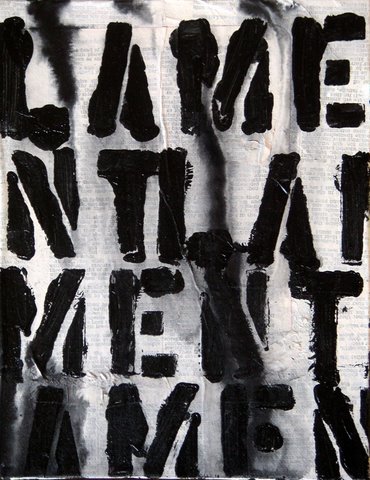 Small Black Ink Lament Canvas Jpg